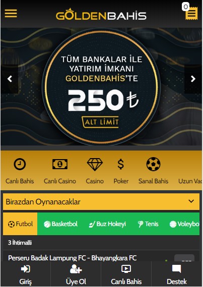 goldenbahis mobil giriş